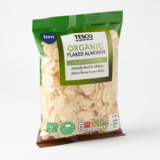 Tesco Organic Flaked Almonds 100G