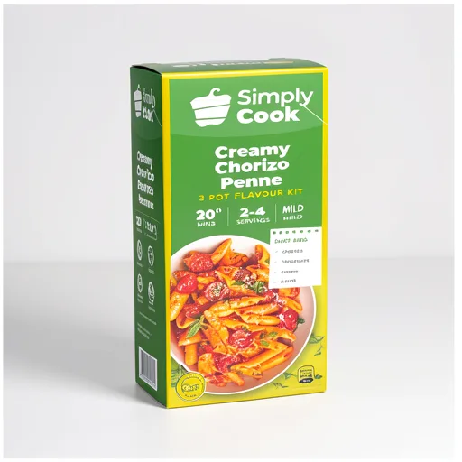 Simply Cook Creamy Chorizo Penne 3 Pot Flavour Kit 39g