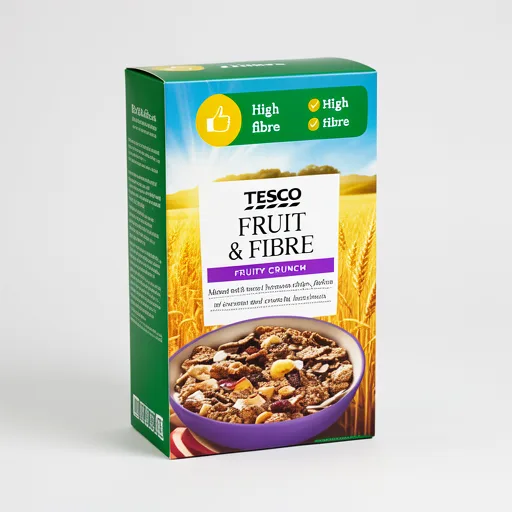 Tesco Fruit & Fibre Cereal 750G
