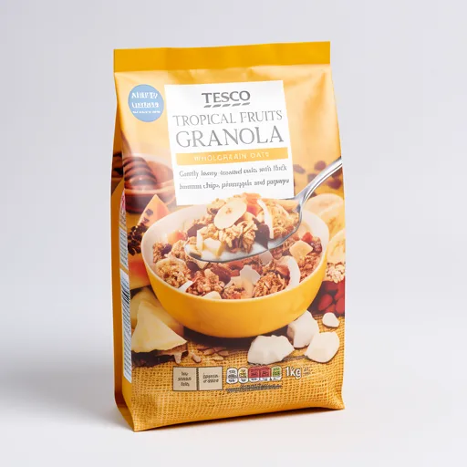 Tesco Tropical Fruits Granola 1Kg