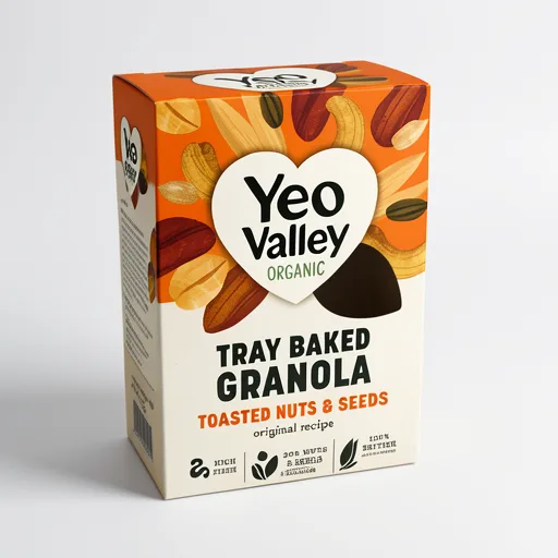 Yeo Valley Organic Tray Baked Granola Toasted Nuts & Seeds 360g