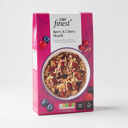 Tesco Finest Berry & Cherry Museli 500G