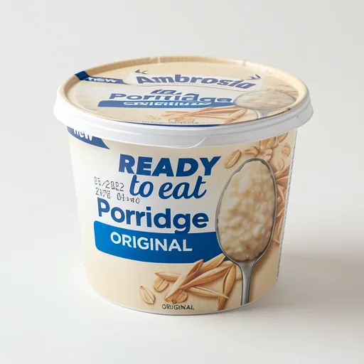 Ambrosia Ready to Eat Porridge Oat Cereal Pot Original 210g