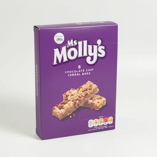 Ms Molly's Chocolate Chip Cereal Bars 8 Pack 168g