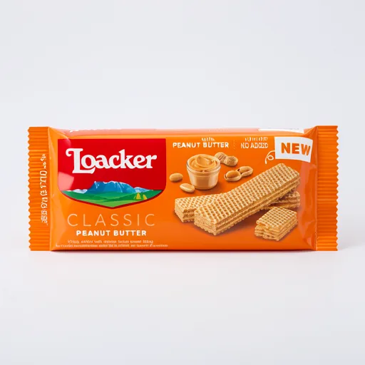 Loacker Classic Peanut Butter Wafers 90g