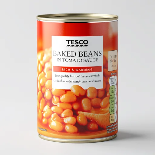 Tesco Baked Beans In Tomato Sauce 420G