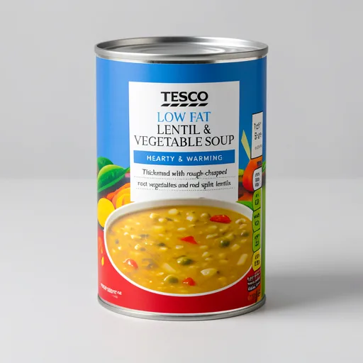 Tesco Low Fat Lentil & Vegetable Soup 400G
