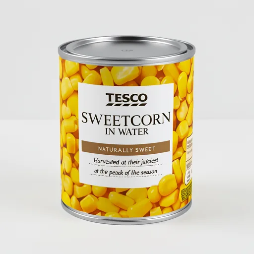 Tesco Naturally Sweet Sweetcorn 325G