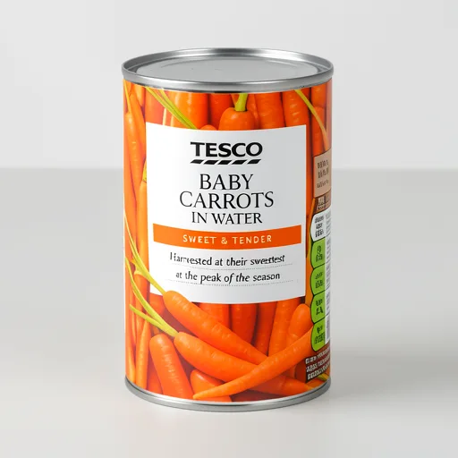 Tesco Baby Carrots In Water 300G
