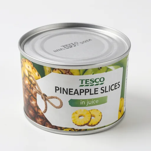 Tesco Pineapple Slices In Juice 227G