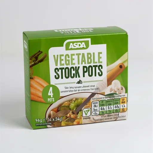 ASDA Vegetable Stock Pots 4 x 24g (96g)