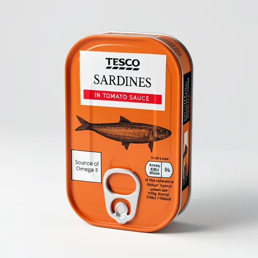 Tesco Sardines In Tomato Sauce 120G