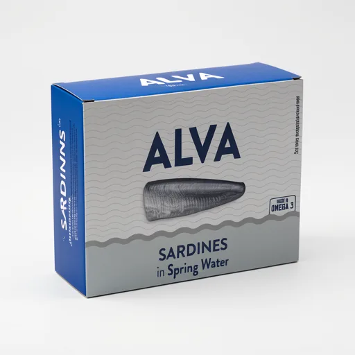 Alva Sardines in Spring Water 120g