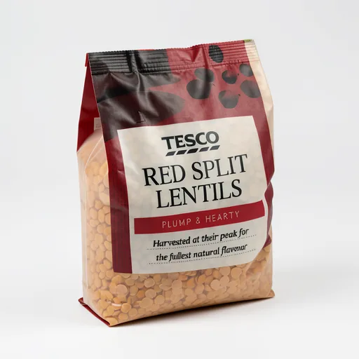 Tesco Red Split Lentils 500G