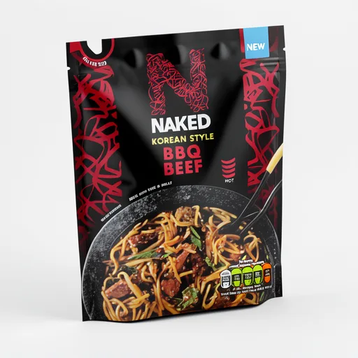 Naked Korean Style Bbq Beef Noodles 100G