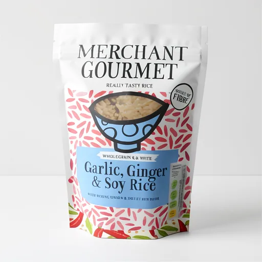 Merchant Gourmet Garlic, Ginger & Soy Rice 250g