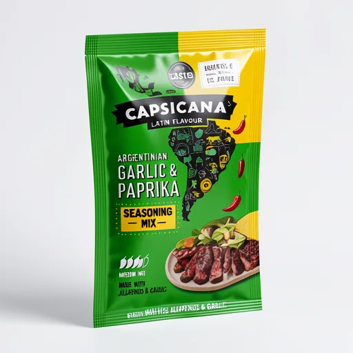 Capsicana Sizzling Steak Garlic Seasoning Mix Argentinian 28G