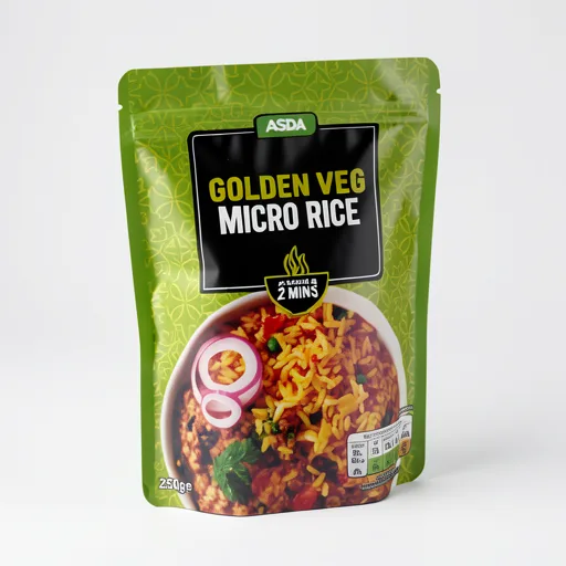 ASDA Golden Vegetable Micro Rice 250g