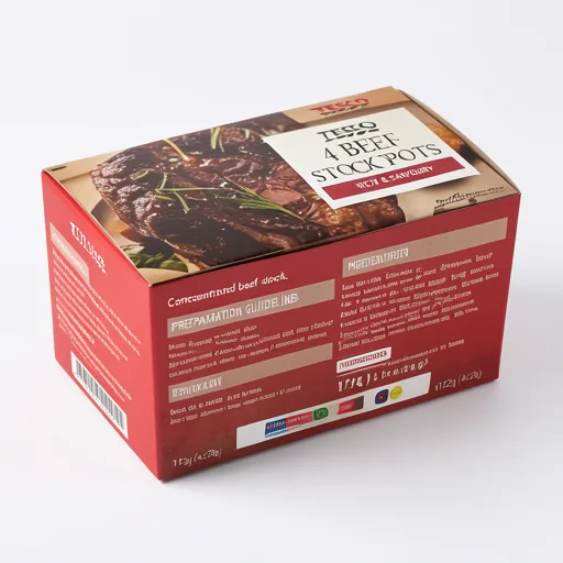 Tesco Beef Stockpot 4 Pack 112G
