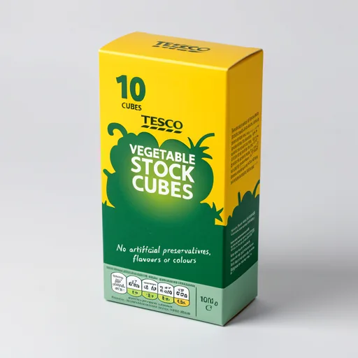 Tesco Vegetable Stock Cubes 10 Pack 100g