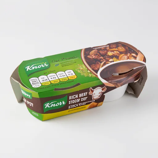 Knorr Rich Beef Stock Pots 4x 28 g