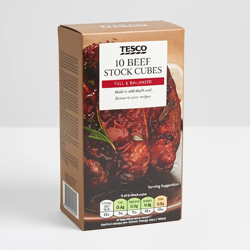 Tesco Beef Stock Cubes 10 Pack 100g