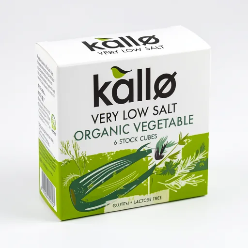 Kallo Organic Low Salt Vegetable Stock Cube 60G