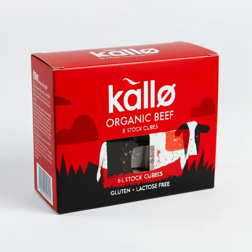 Kallo Organic Beef Stock Cubes 8 Pack 88g