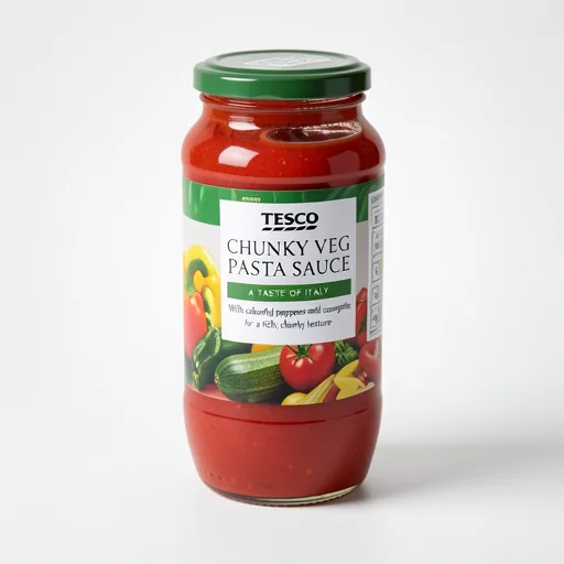 Tesco Chunky Vegetable Pasta Sauce 500G