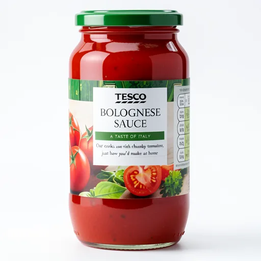 Tesco Bolognese Pasta Sauce Jar 500G