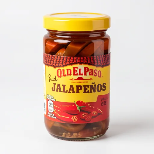 Old El Paso Sliced Red Jalapenos 215G