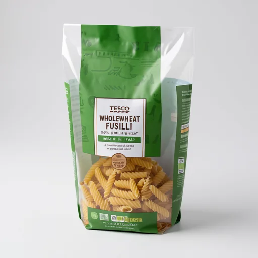 Tesco Wholewheat Fusilli Pasta 1kg