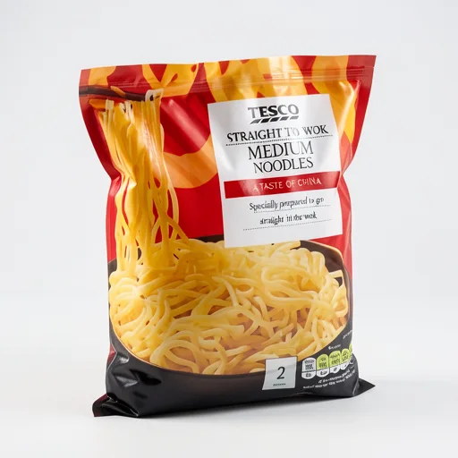 Tesco Straight To Wok Medium Noodles 300G