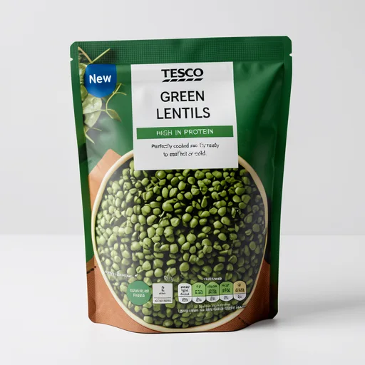 Tesco Green Lentils 250g