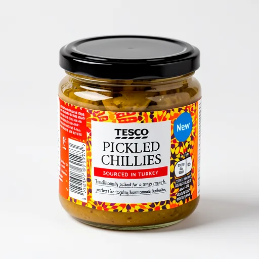 Tesco Pickled Chillies 270G