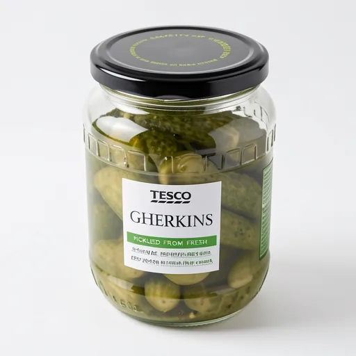 Tesco Whole Pickled Gherkins 680G