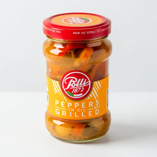Polli Grilled Peppers in Oil 190g