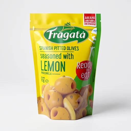 Fragata Marinated Stoneless Olives with Olive Oil & Lemon 70g