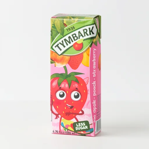 Tymbark Apple Peach Strawberry Drink 200Ml