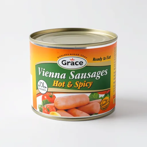 Grace Halal Vienna Sausages - Hot & Spicy 200g