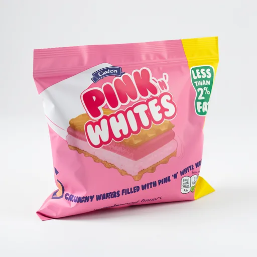 Caxton 6 Pink 'n' Whites Wafers 85g