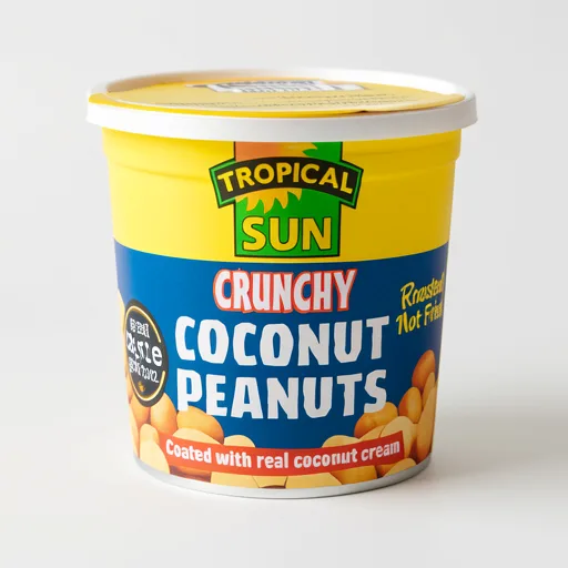 TROPICAL SUN CRUNCHY COCONUT PEANUTS 165G