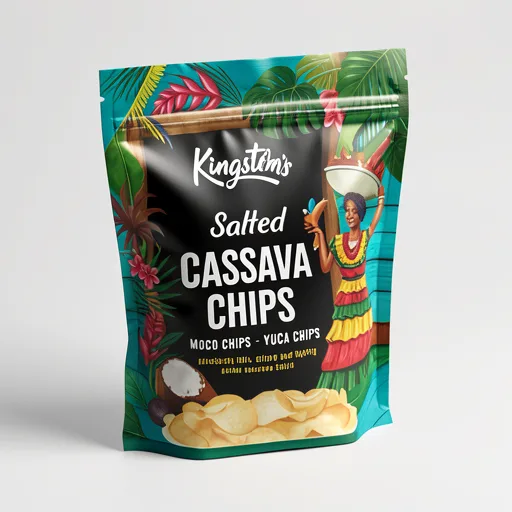 Kingston's Salted Cassava Chips 80g