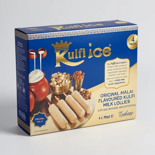 Kulfi Ice Original Malai Kulfi Ice Cream 4S 280Ml