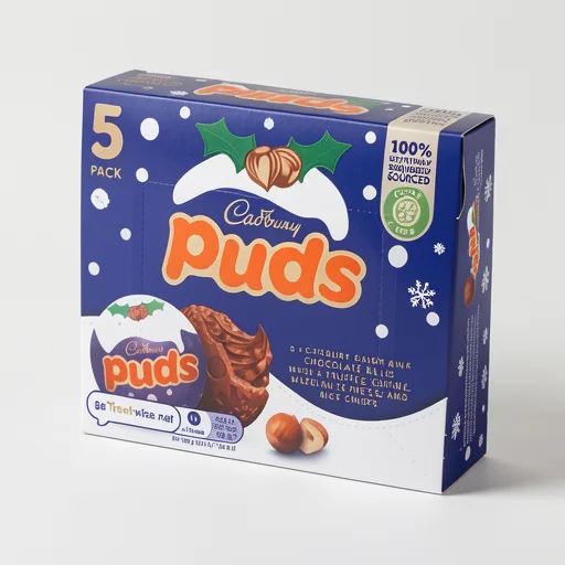 Cadbury Dairy Milk Chocolate Christmas Puds Multipack 175g (5 x 35g)