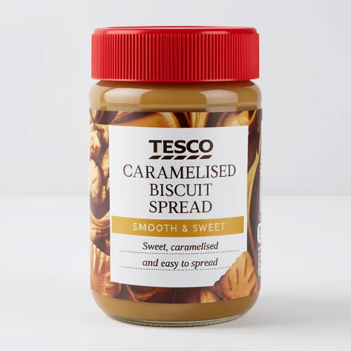 Tesco Caramelised Biscuit Spread Smooth 400g