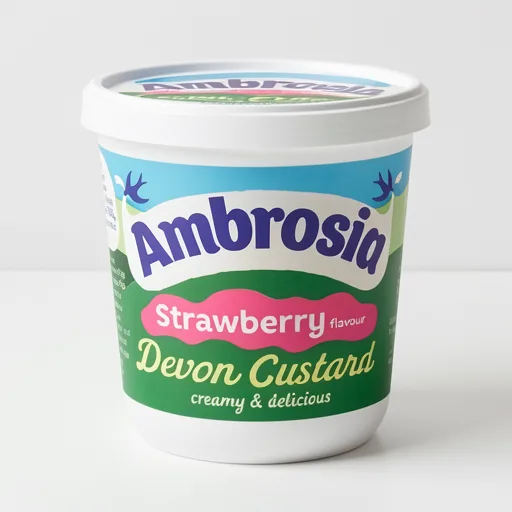 Ambrosia Devon Custard Strawberry 150G