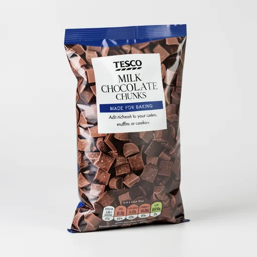 Tesco Milk Chocolate Chunks 100G