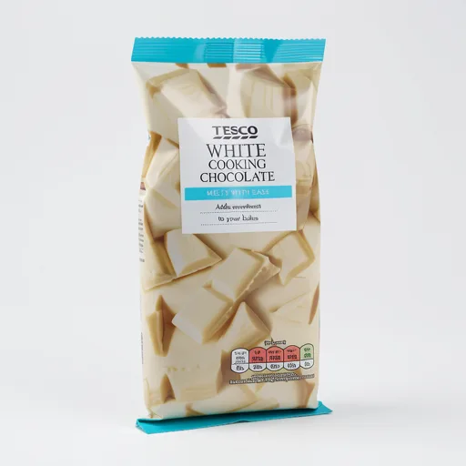 Tesco White Cooking Chocolate 150G