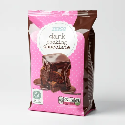 Tesco Dark Cooking Chocolate 150G